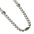 GG Ball Chain Pendant Necklace Sterling Silver