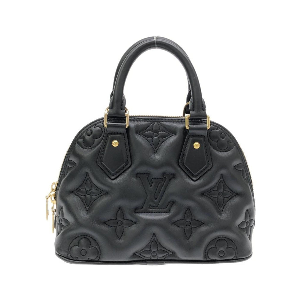 Louis Vuitton Black Leather Handbag (Pre-Owned)