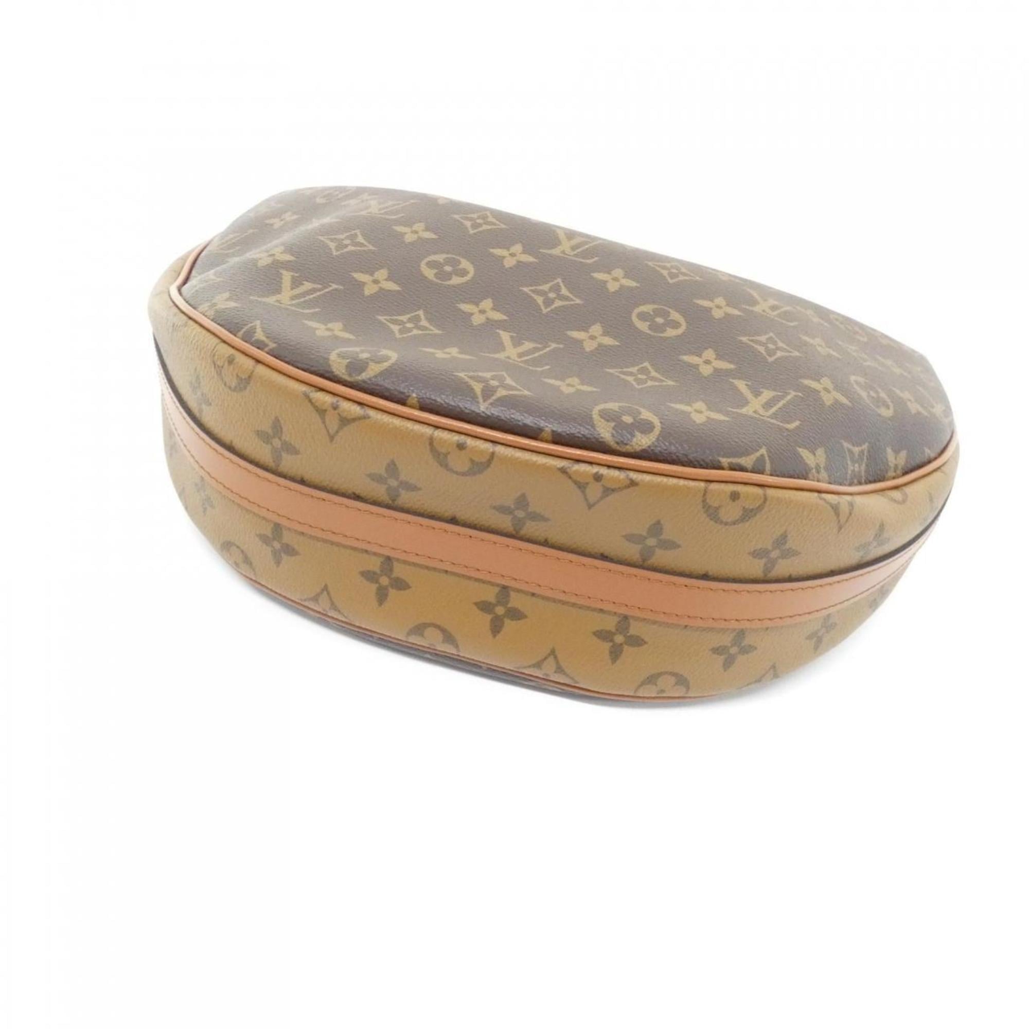 Louis Vuitton Marron Coated Canvas Shoulder Bag (Pre-Owned)