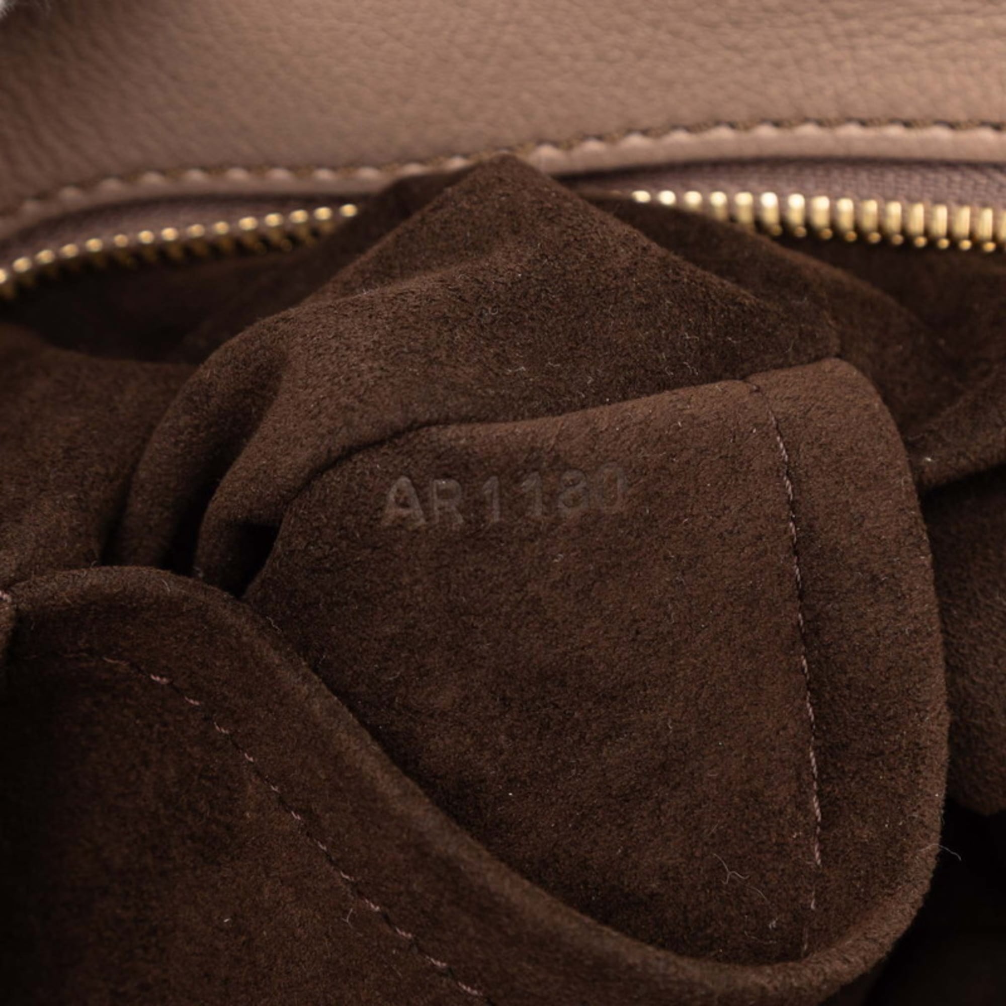 Louis Vuitton Monogram Brown Leather Handbag Shoulder Bag (Pre-Owned)