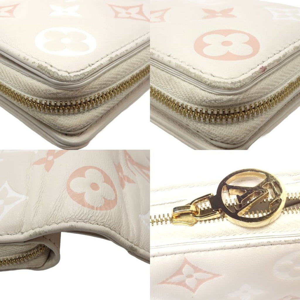 Louis Vuitton Beige Pink Leather Wallet (Bi-Fold) (Pre-Owned)