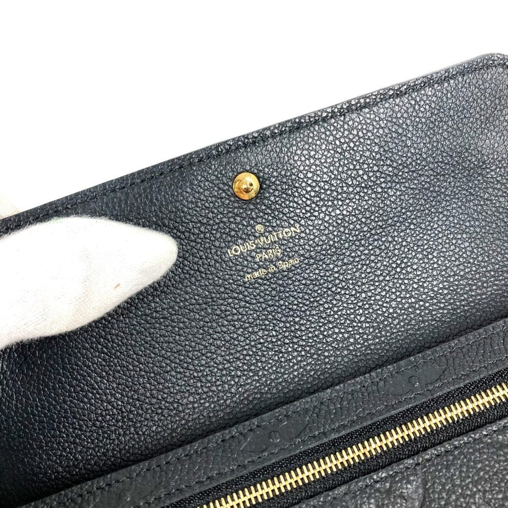 Louis Vuitton Monogram Empreinte Black Noir Monogram Empreinte Long Wallet (Bi-Fold) (Pre-Owned)