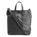 Louis Vuitton Black Noir Taigarama Handbag Shoulder Bag Tote Bag (Pre-Owned)