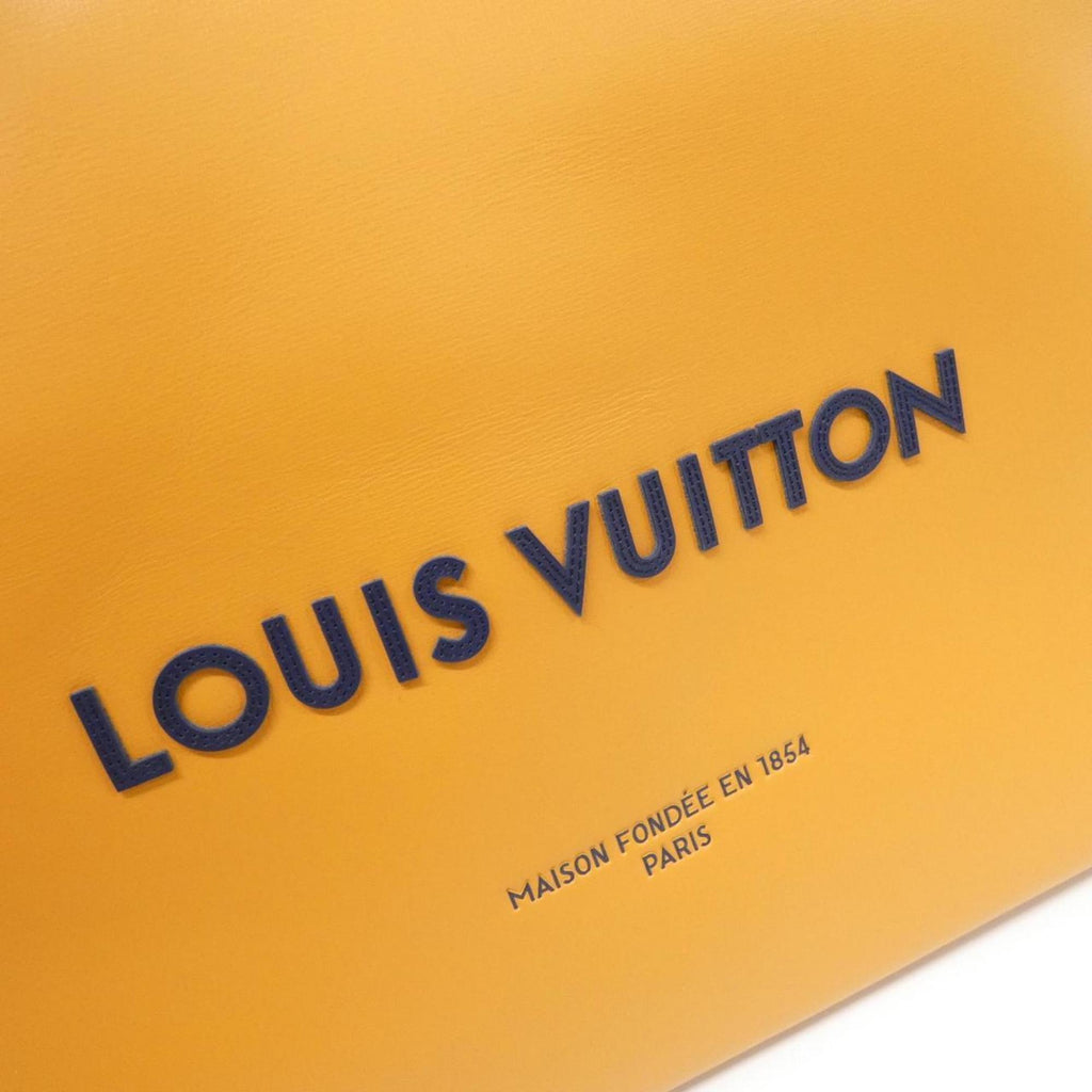 Louis Vuitton Saffron Yellow Leather Handbag (Pre-Owned)