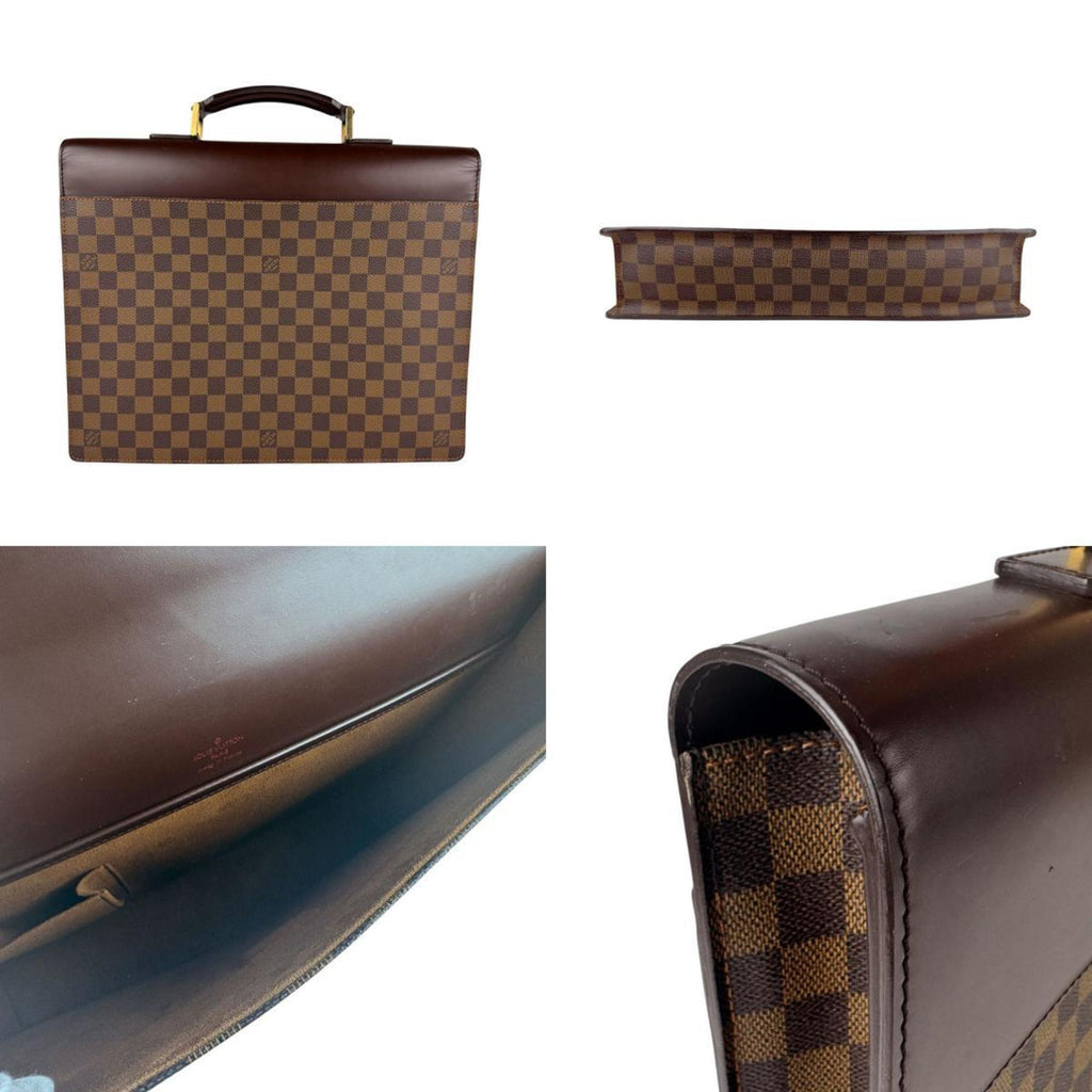 Louis Vuitton Brown Damier Canvas Handbag (Pre-Owned)