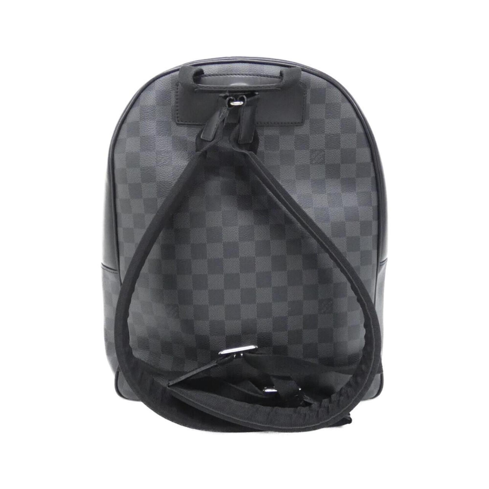 Louis Vuitton Graphite Coated Canvas Backpack (Pre-Owned)