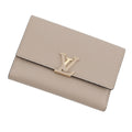 Louis Vuitton Galle Leather Wallet (Tri-Fold) (Pre-Owned)