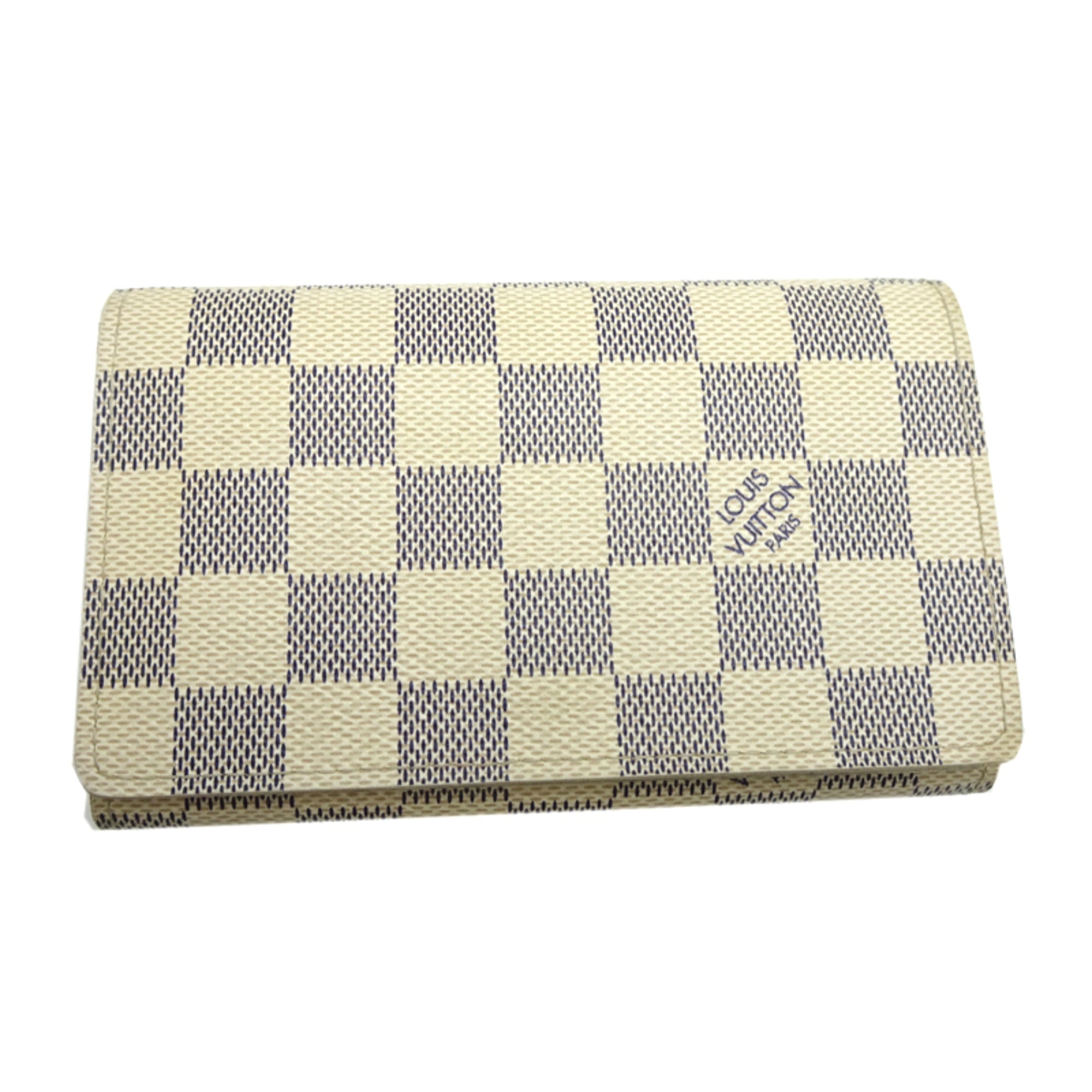 Louis Vuitton White Damier Azur Wallet (Bi-Fold) (Pre-Owned)
