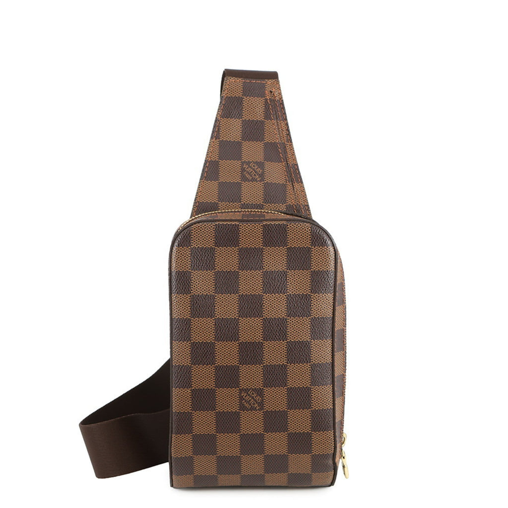 Louis Vuitton Damier Brown Damier Canvas Ebene Shoulder Bag Sling Bag (Pre-Owned)