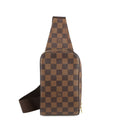 Louis Vuitton Damier Brown Damier Canvas Ebene Shoulder Bag Sling Bag (Pre-Owned)