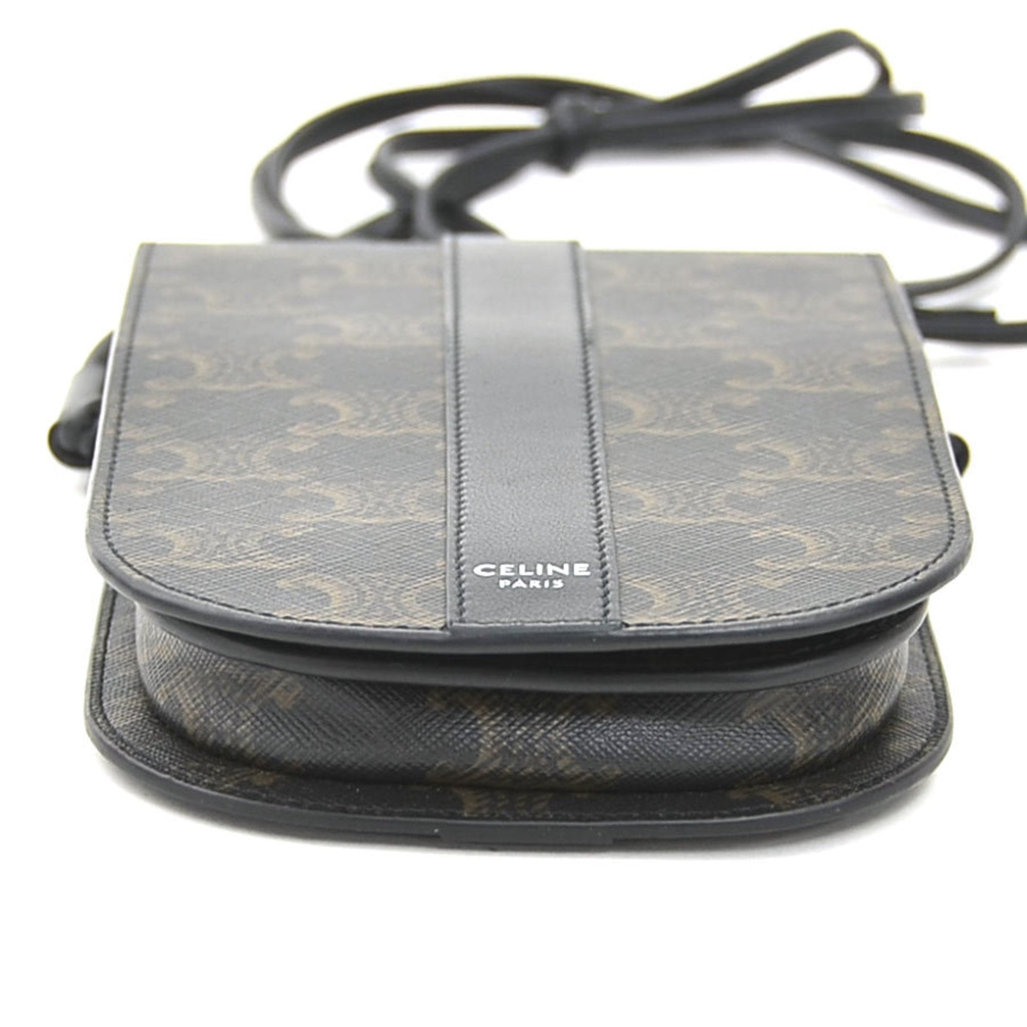 Wallet on Strap Triomphe Coated Canvas