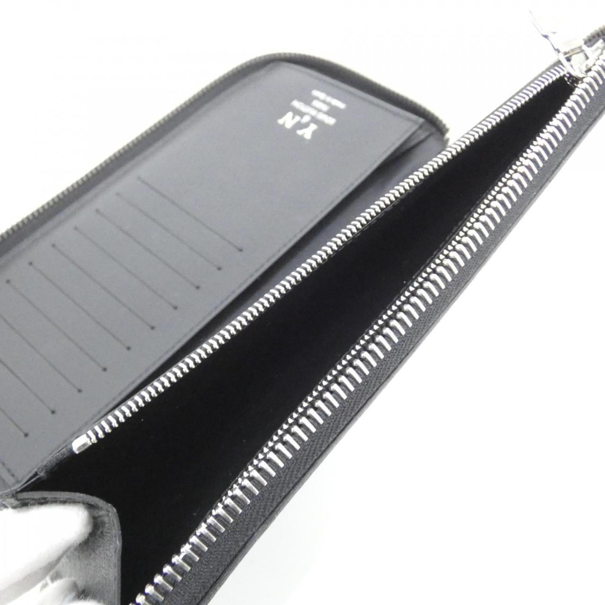 Louis Vuitton Dark Gray Graphite Coated Canvas Long Wallet (Bi-Fold) (Pre-Owned)