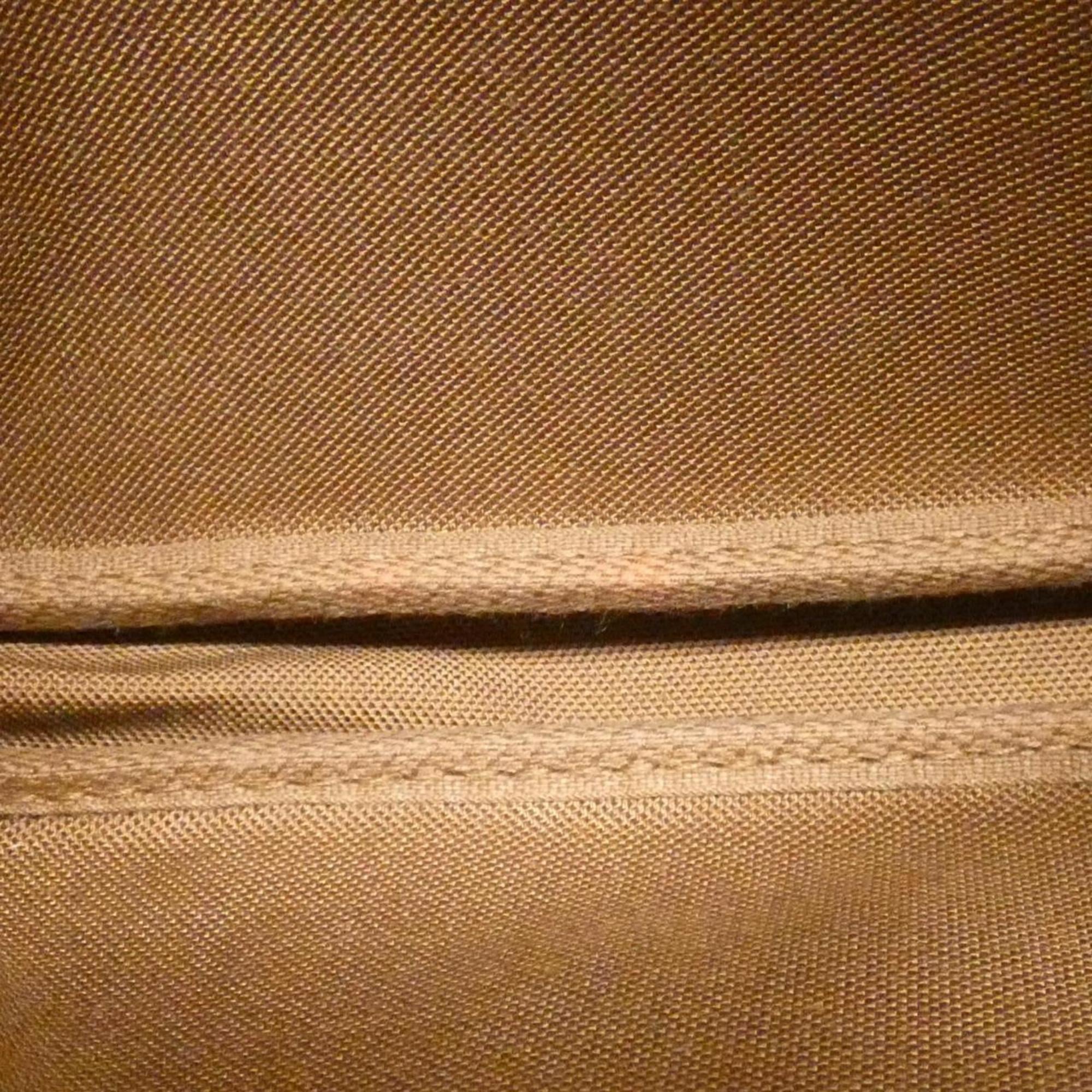 Louis Vuitton Marron Coated Canvas Pouch (Pre-Owned)