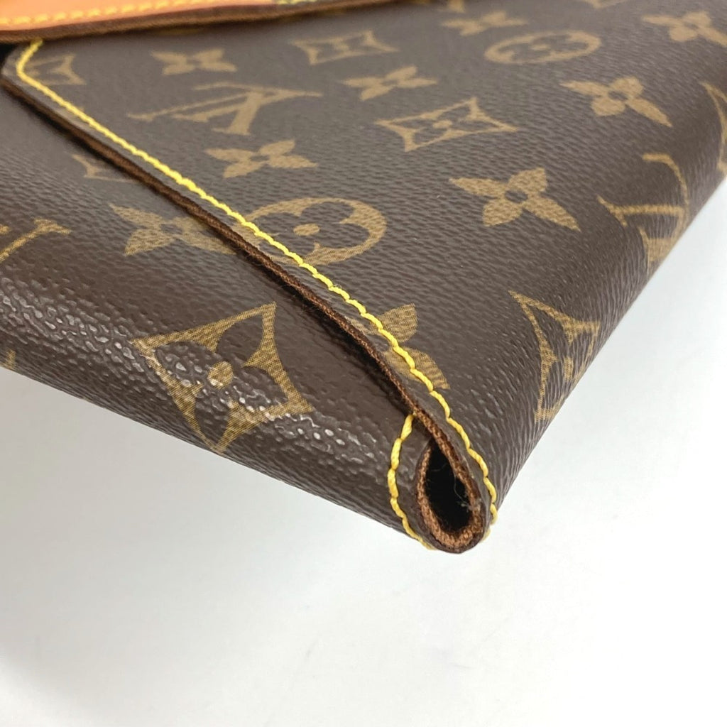 Louis Vuitton Monogram Brown Monogram Clutch Bag (Pre-Owned)