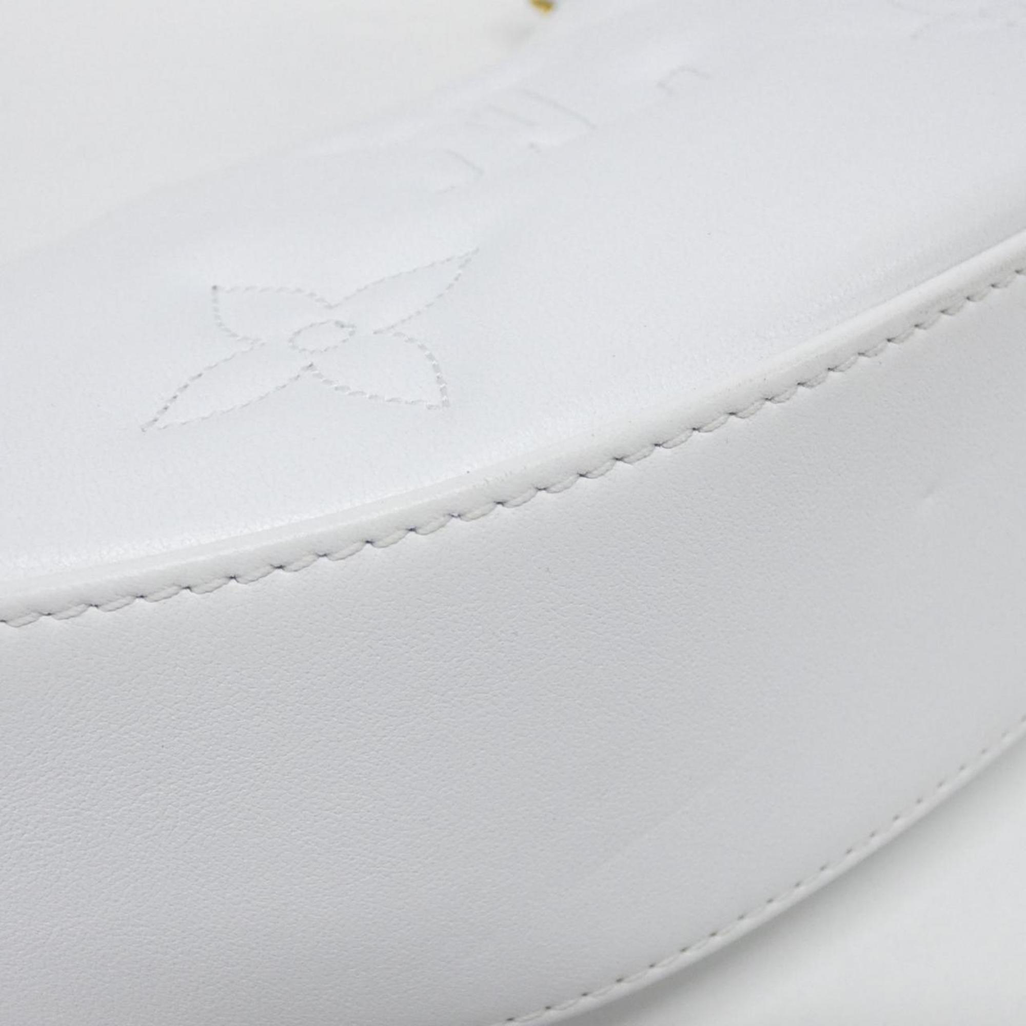 Louis Vuitton Off-White White Leather Shoulder Bag (Pre-Owned)