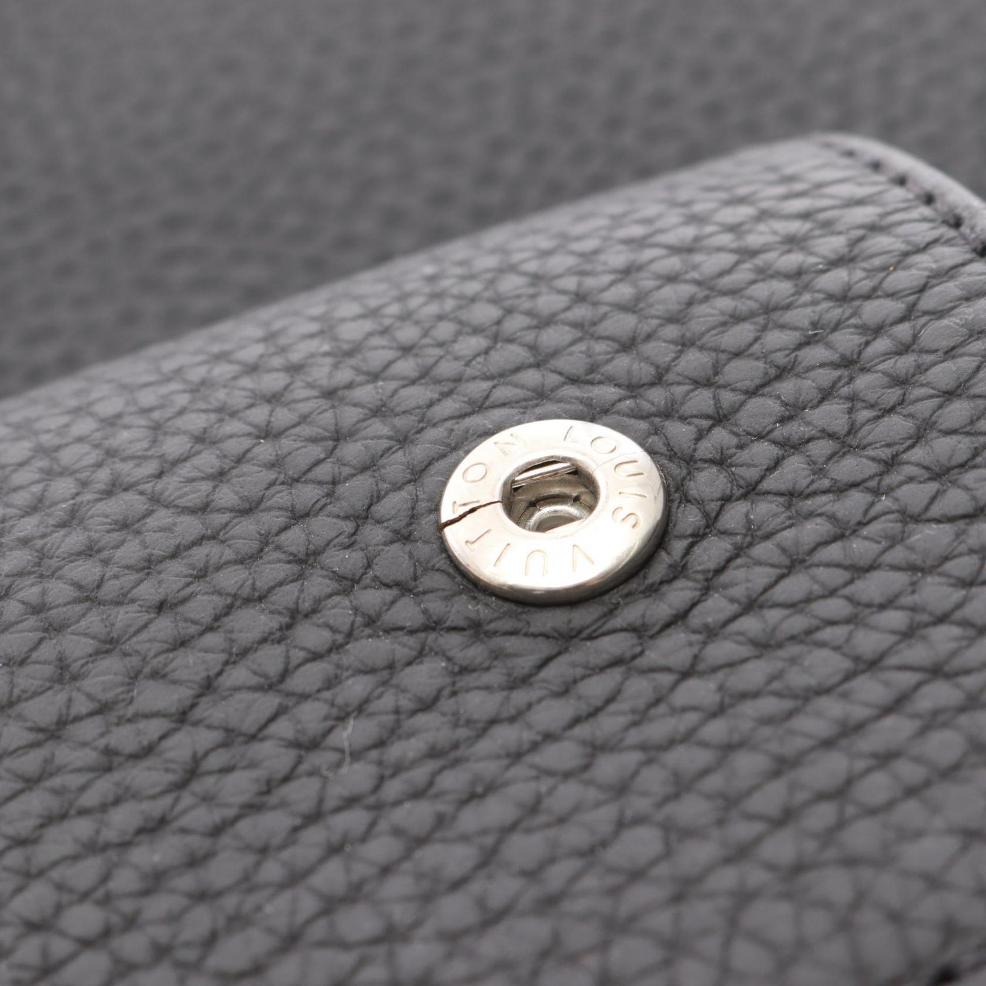 Louis Vuitton Black Leather Backpack (Pre-Owned)