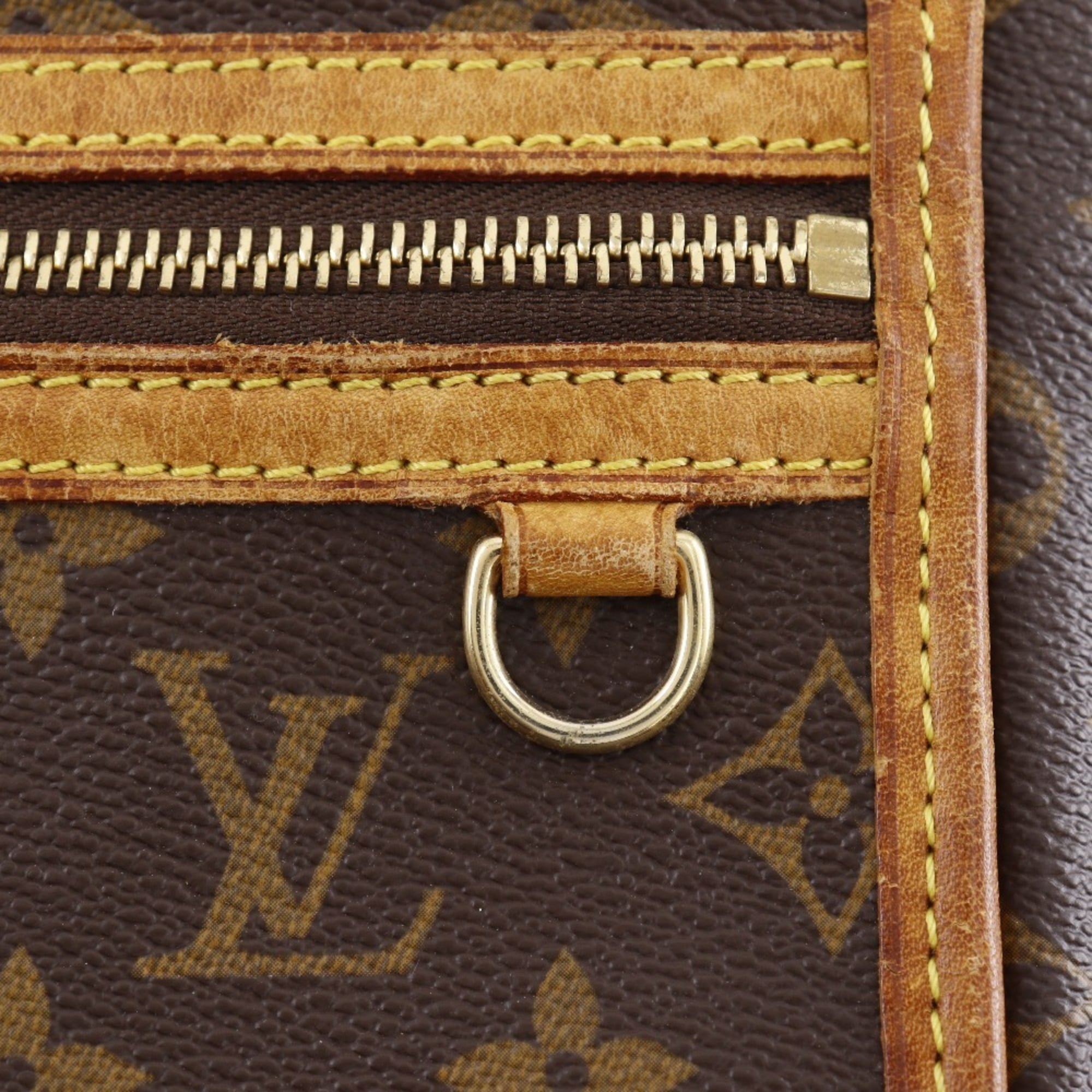 Louis Vuitton Brown Monogram Messenger Bag Shoulder Bag (Pre-Owned)