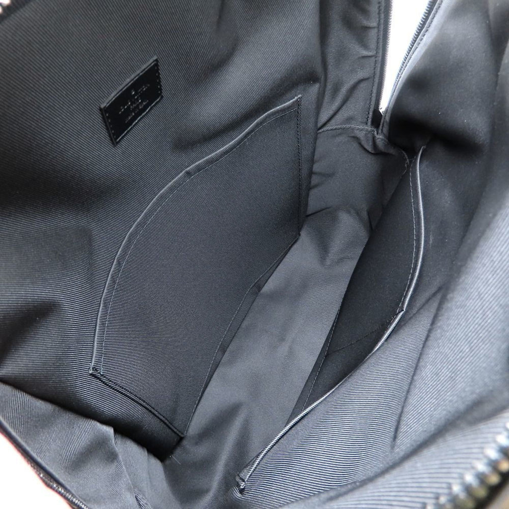 Louis Vuitton Monogram Shadow Noir Leather Backpack (Pre-Owned)
