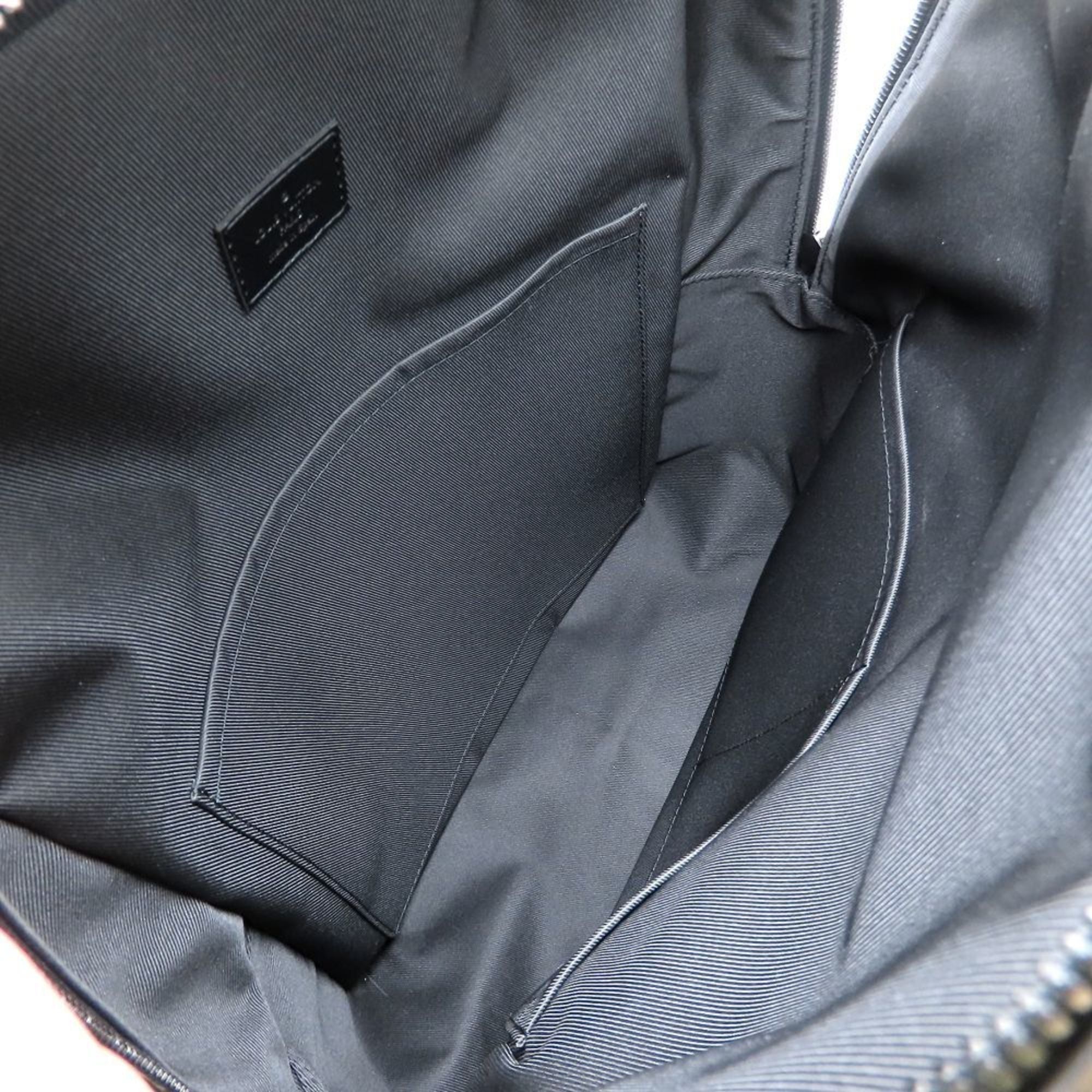 Louis Vuitton Monogram Shadow Noir Leather Backpack (Pre-Owned)