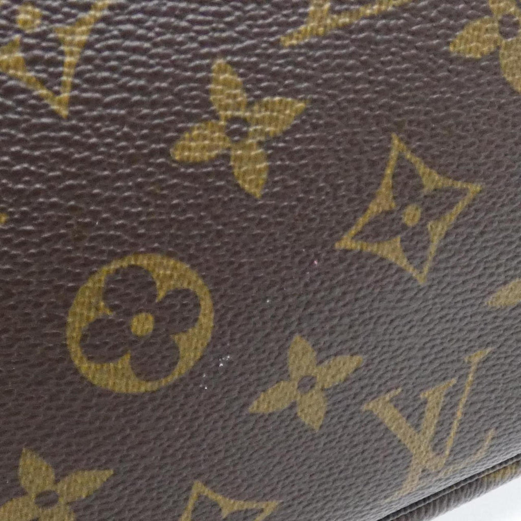 Louis Vuitton Brown Monogram Panda Coated Canvas Pochette Pouch (Pre-Owned)