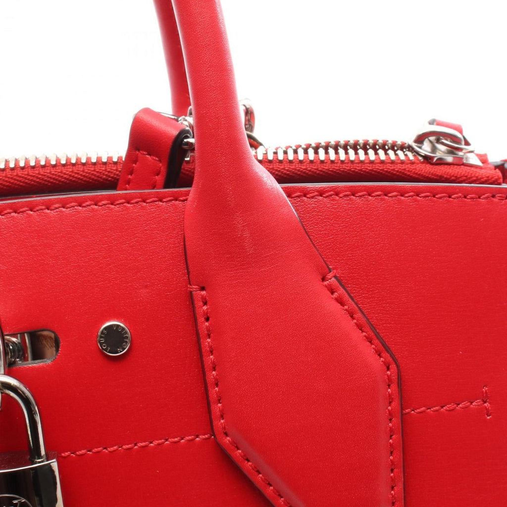 Louis Vuitton Red Color Rouge Leather Handbag (Pre-Owned)