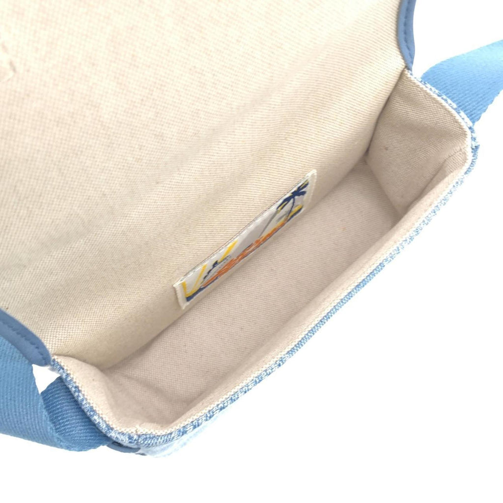 Louis Vuitton Blue Denim Canvas Shoulder Bag (Pre-Owned)