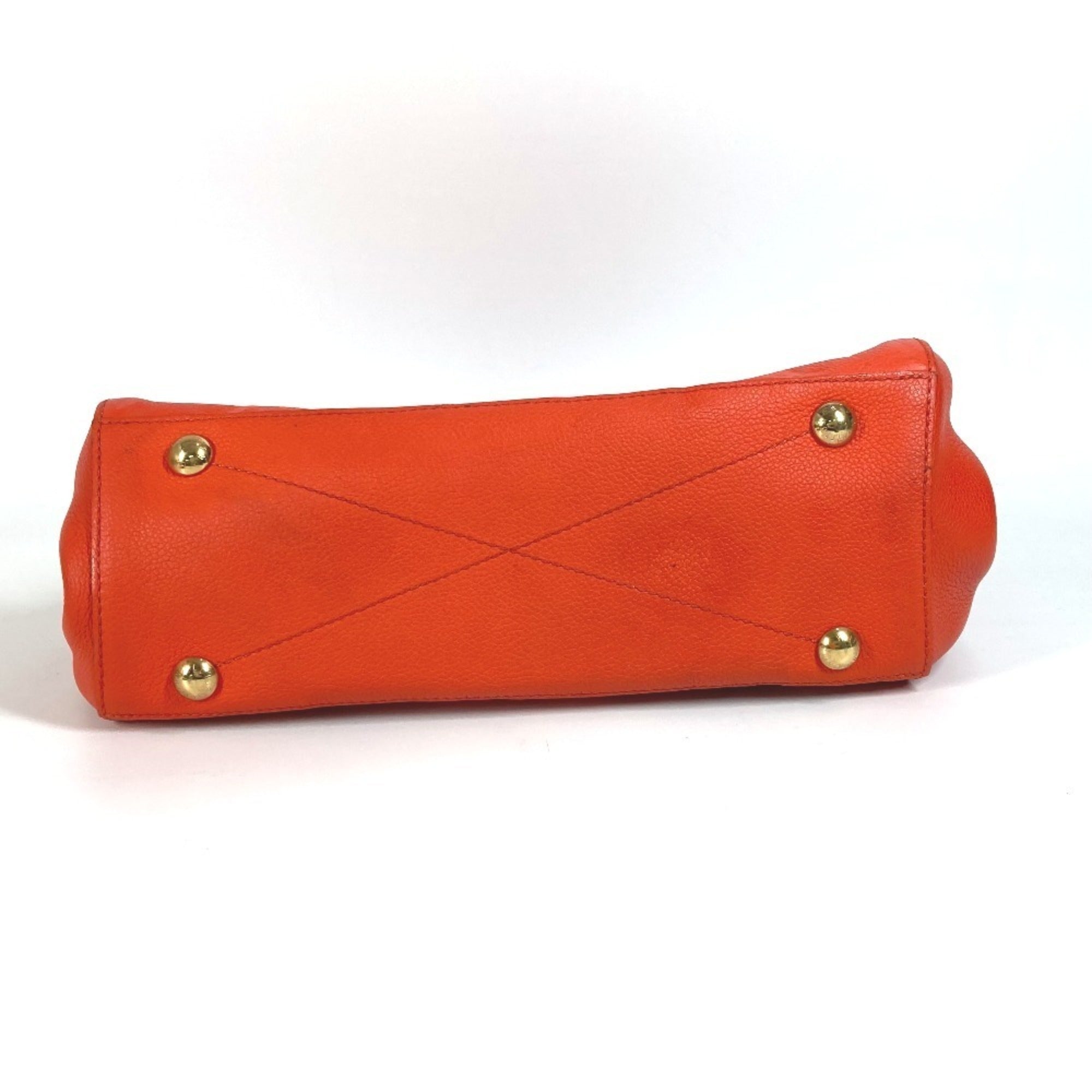 Louis Vuitton Orange Monogram Empreinte Handbag Shoulder Bag Tote Bag (Pre-Owned)