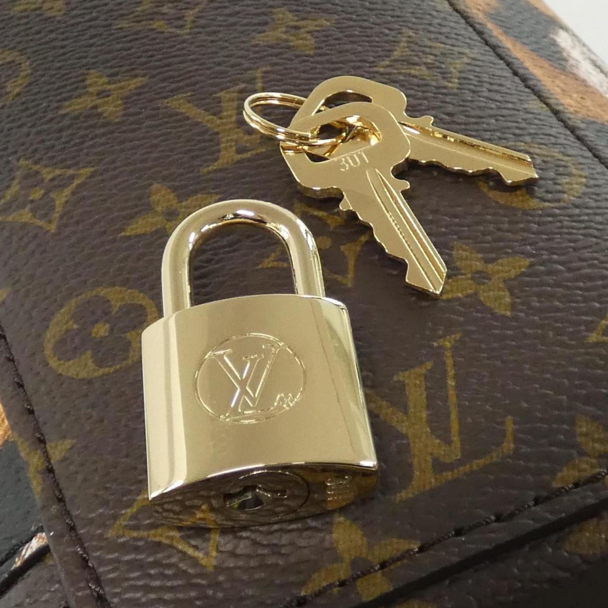 Louis Vuitton Brown Coated Canvas Handbag (Pre-Owned)