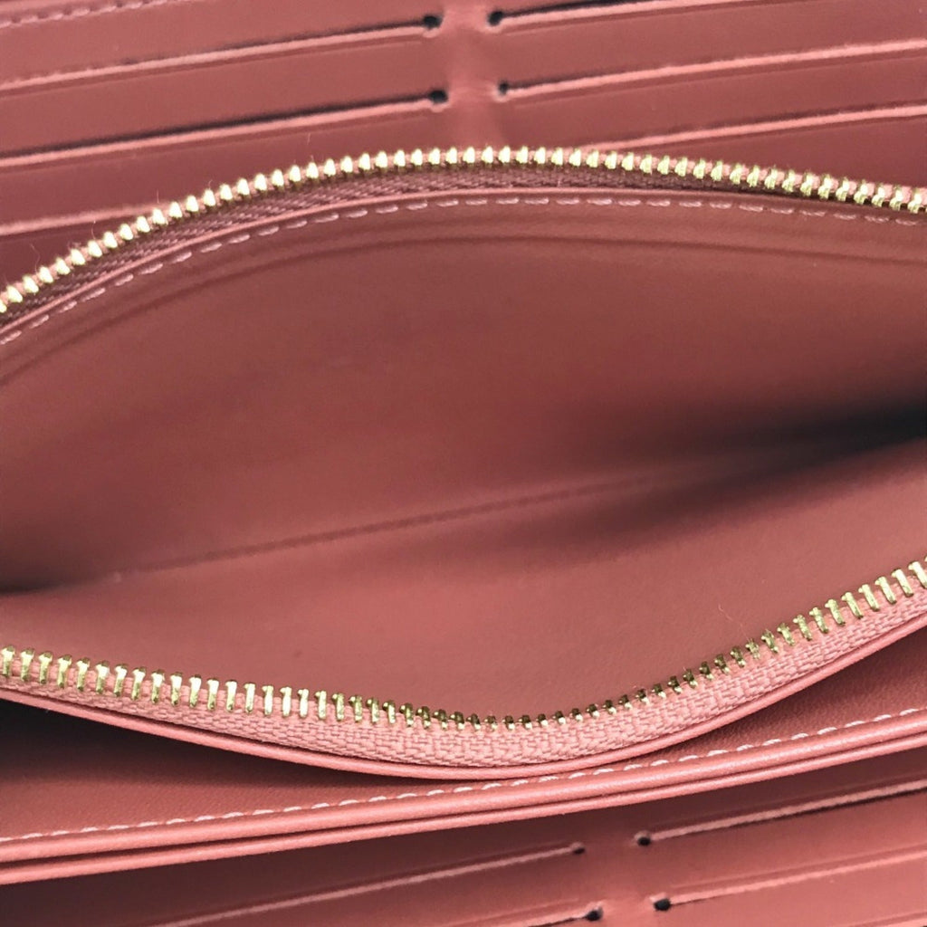 Louis Vuitton Monogram Monogram Pink Beige Monogram Patent Leather Long Wallet (Bi-Fold) (Pre-Owned)