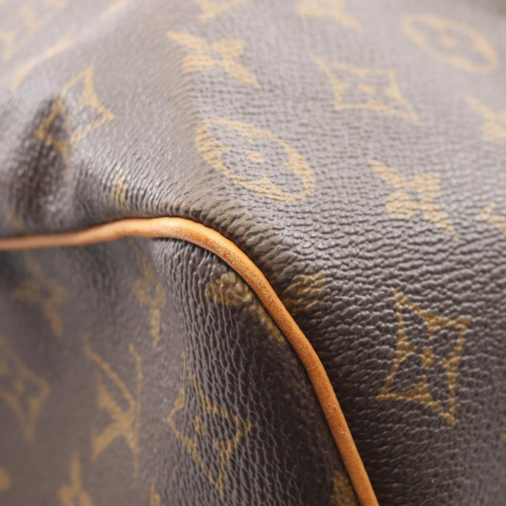 Louis Vuitton Brown Monogram Coated Canvas Boston Bag (Pre-Owned)