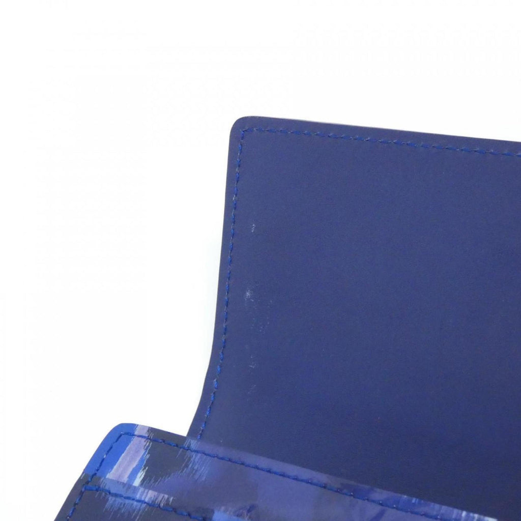 Louis Vuitton Blue Grand Blue Leather Long Wallet (Bi-Fold) (Pre-Owned)