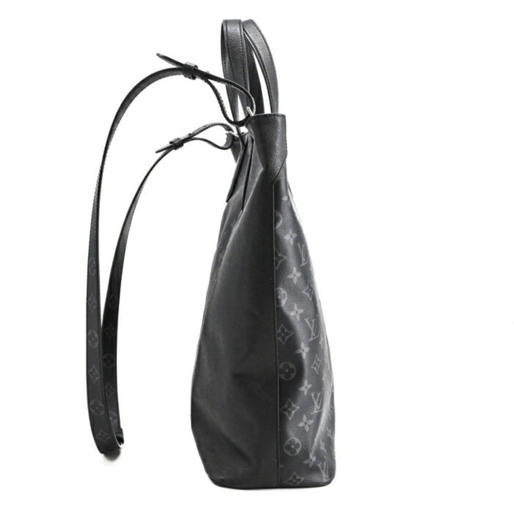 Louis Vuitton Black Noir Taigarama Handbag Shoulder Bag Tote Bag (Pre-Owned)