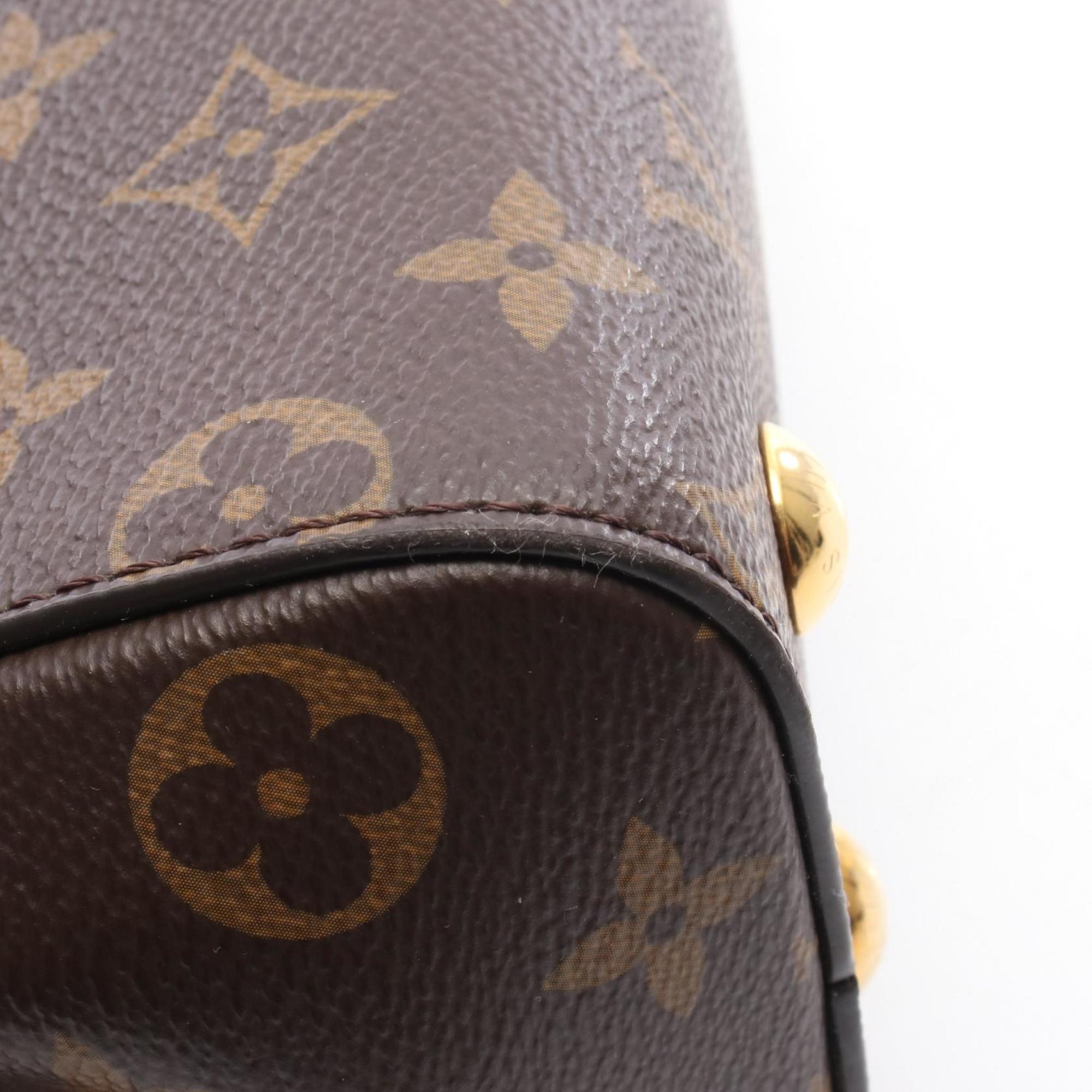 Louis Vuitton Brown Pvc Leather Handbag (Pre-Owned)