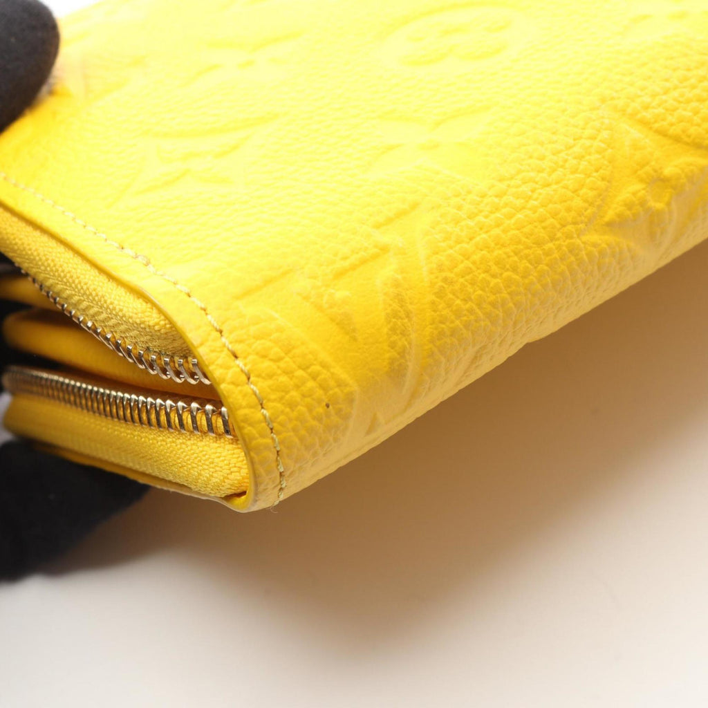 Louis Vuitton Monogram Empreinte Yellow Monogram Empreinte Long Wallet (Bi-Fold) (Pre-Owned)