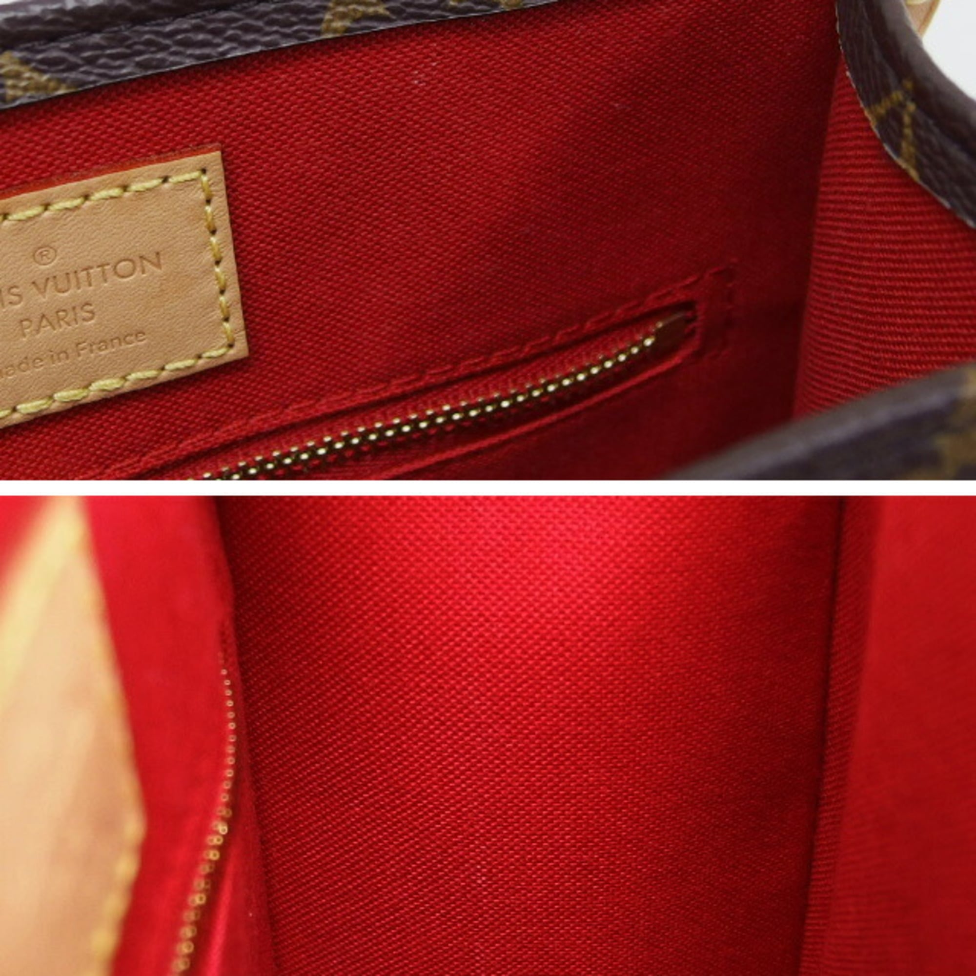Louis Vuitton Brown Monogram Canvas Handbag Shoulder Bag (Pre-Owned)