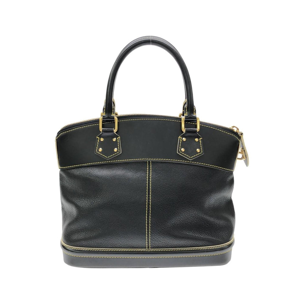 Louis Vuitton Black Leather Handbag (Pre-Owned)