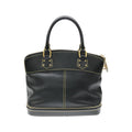 Louis Vuitton Black Leather Handbag (Pre-Owned)