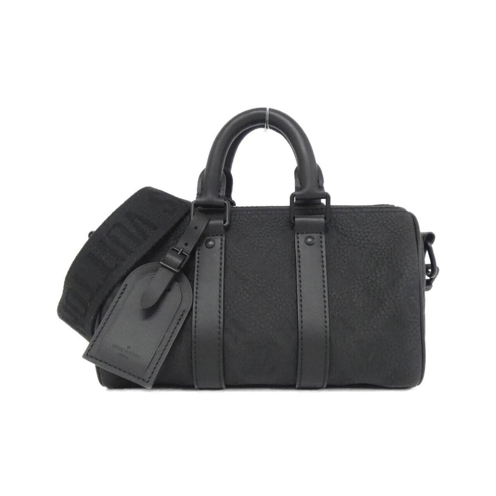 Louis Vuitton Black Leather Boston Bag (Pre-Owned)