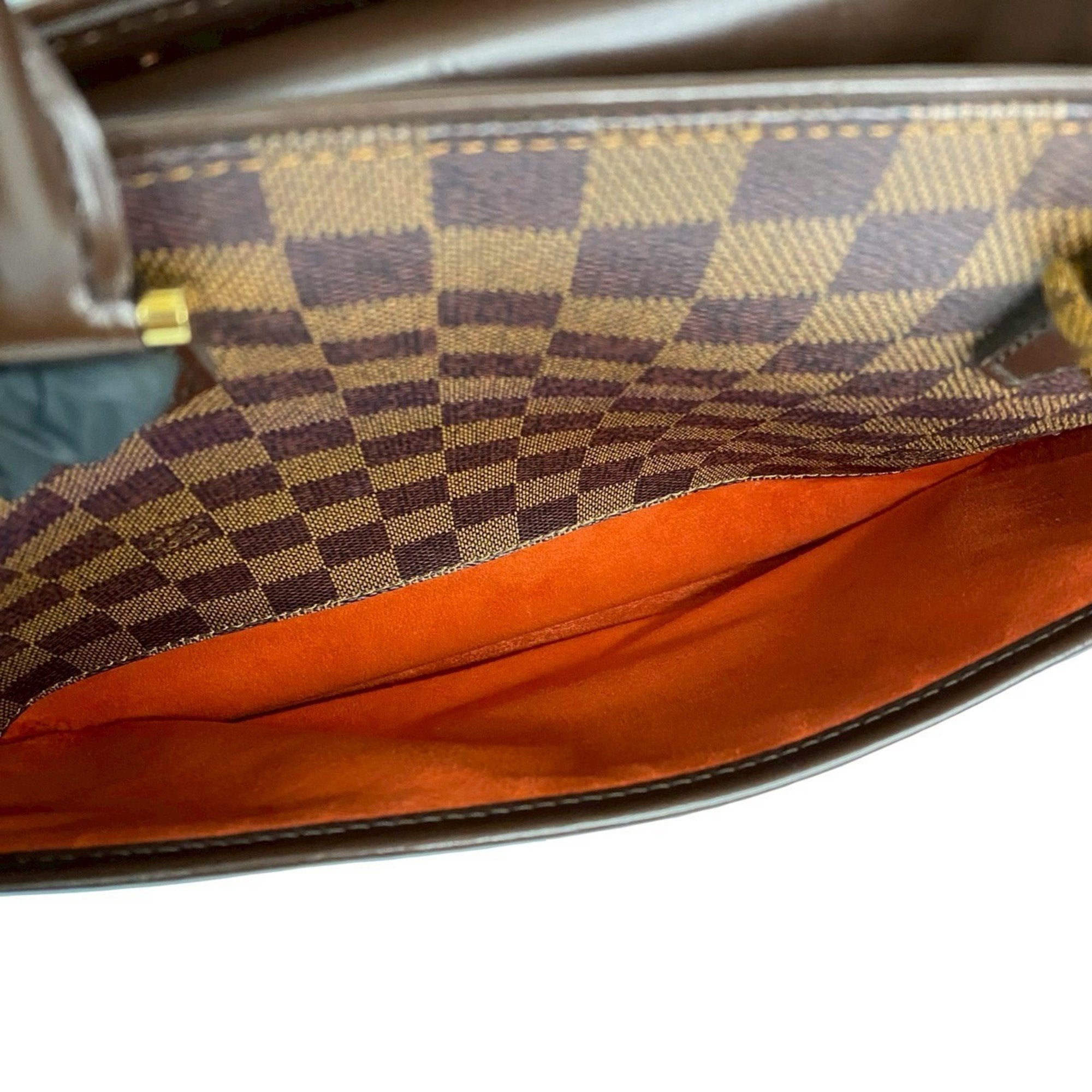 Louis Vuitton Brown Leather Pvc Boston Bag Handbag (Pre-Owned)