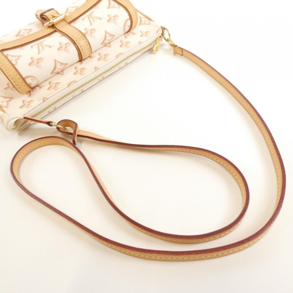 Louis Vuitton Beige Coated Canvas Pochette Shoulder Bag (Pre-Owned)