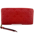 Louis Vuitton Monogram Empreinte Red Color Monogram Empreinte Long Wallet (Bi-Fold) (Pre-Owned)