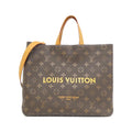 Louis Vuitton Monogram Marron Leather Handbag (Pre-Owned)