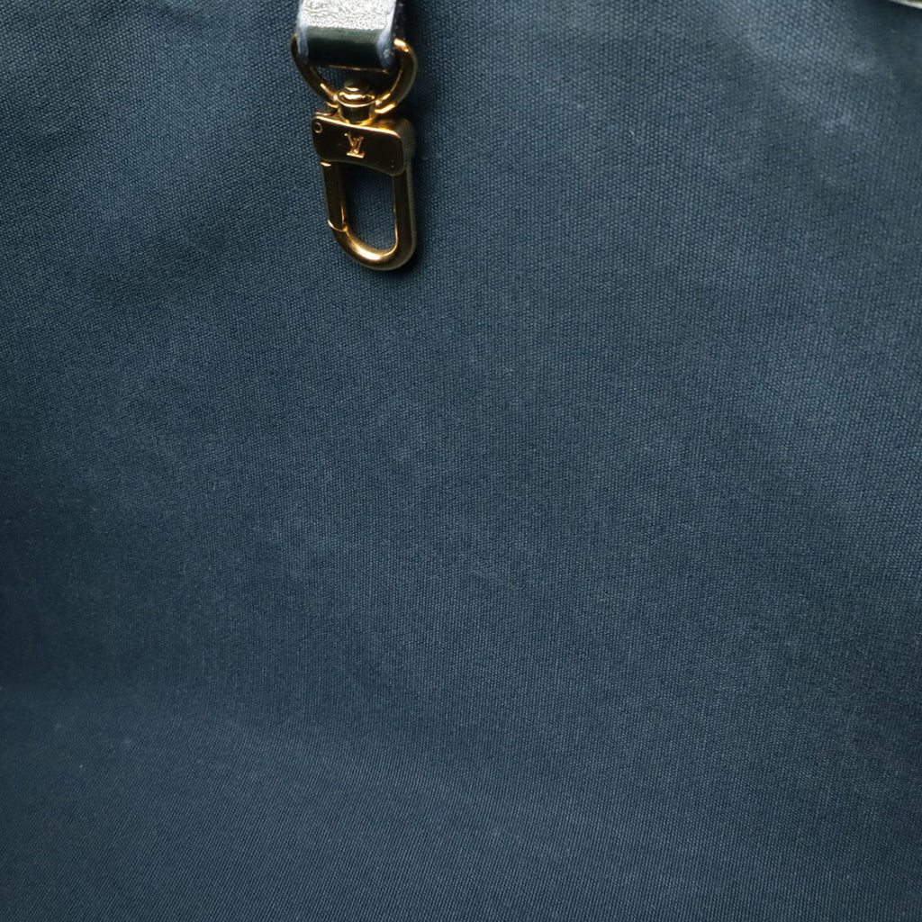 Louis Vuitton Blue Infini Monogram Vernis Handbag Tote Bag (Pre-Owned)