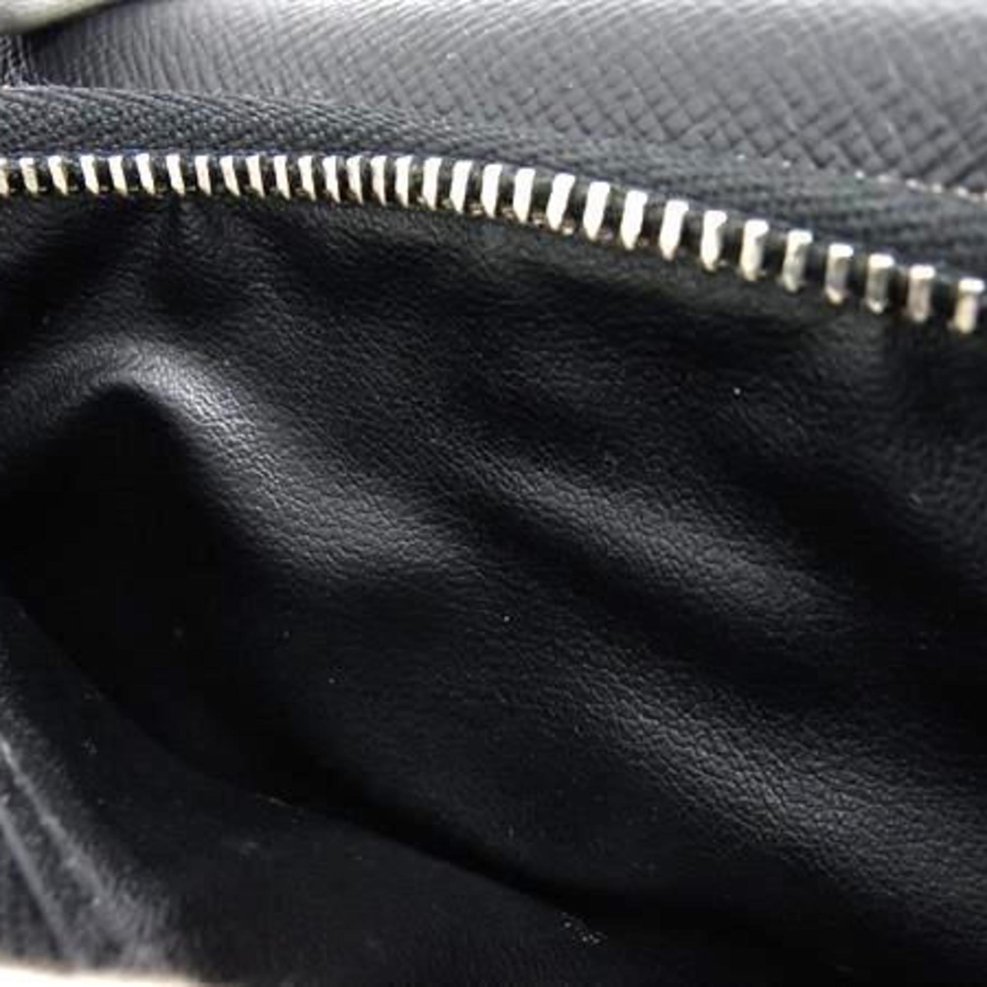 Louis Vuitton Monogram Macassar Black Brown Pvc Leather Long Wallet (Bi-Fold) (Pre-Owned)