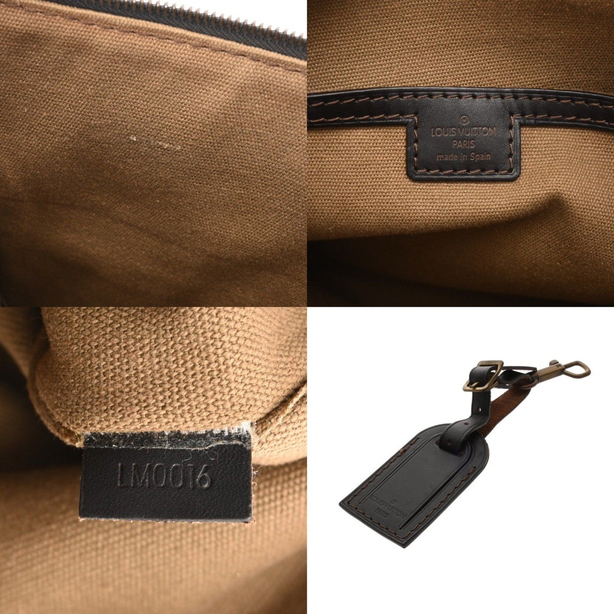 Louis Vuitton Coffee Utah Leather Shoulder Bag (Pre-Owned)