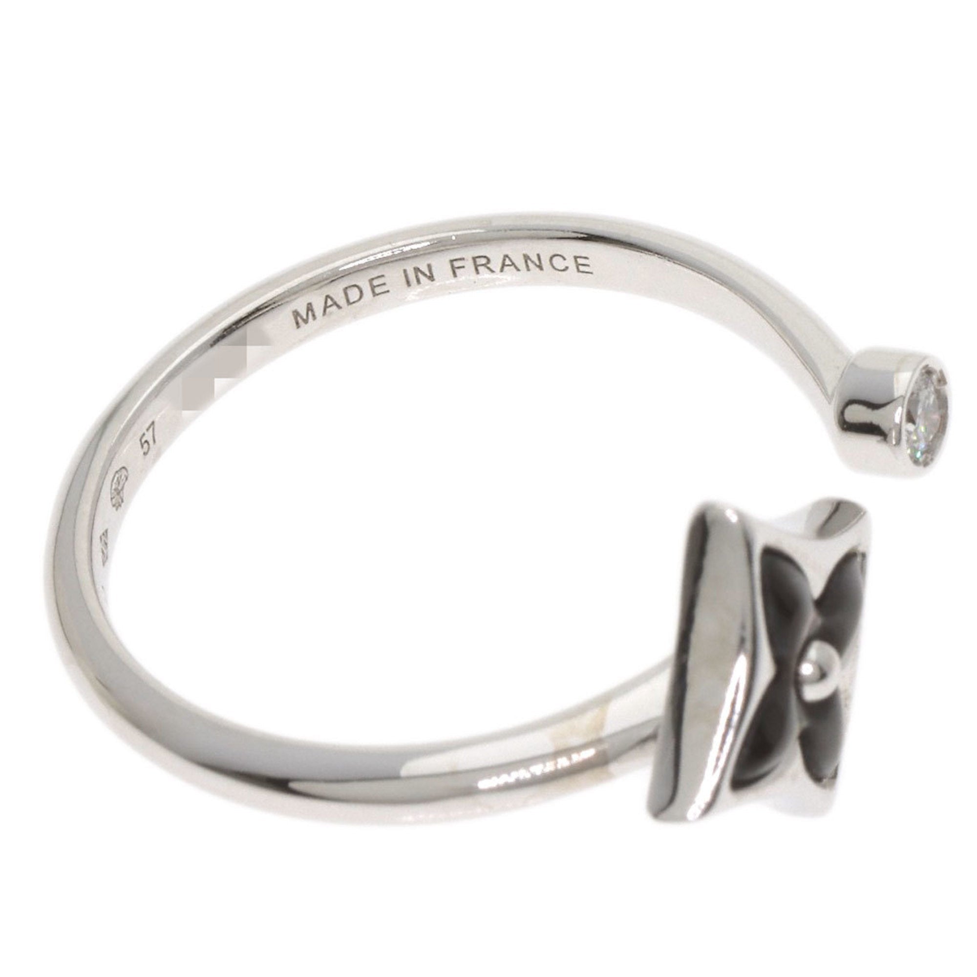 Louis Vuitton White Gold (18K) Band Ring (Pre-Owned)