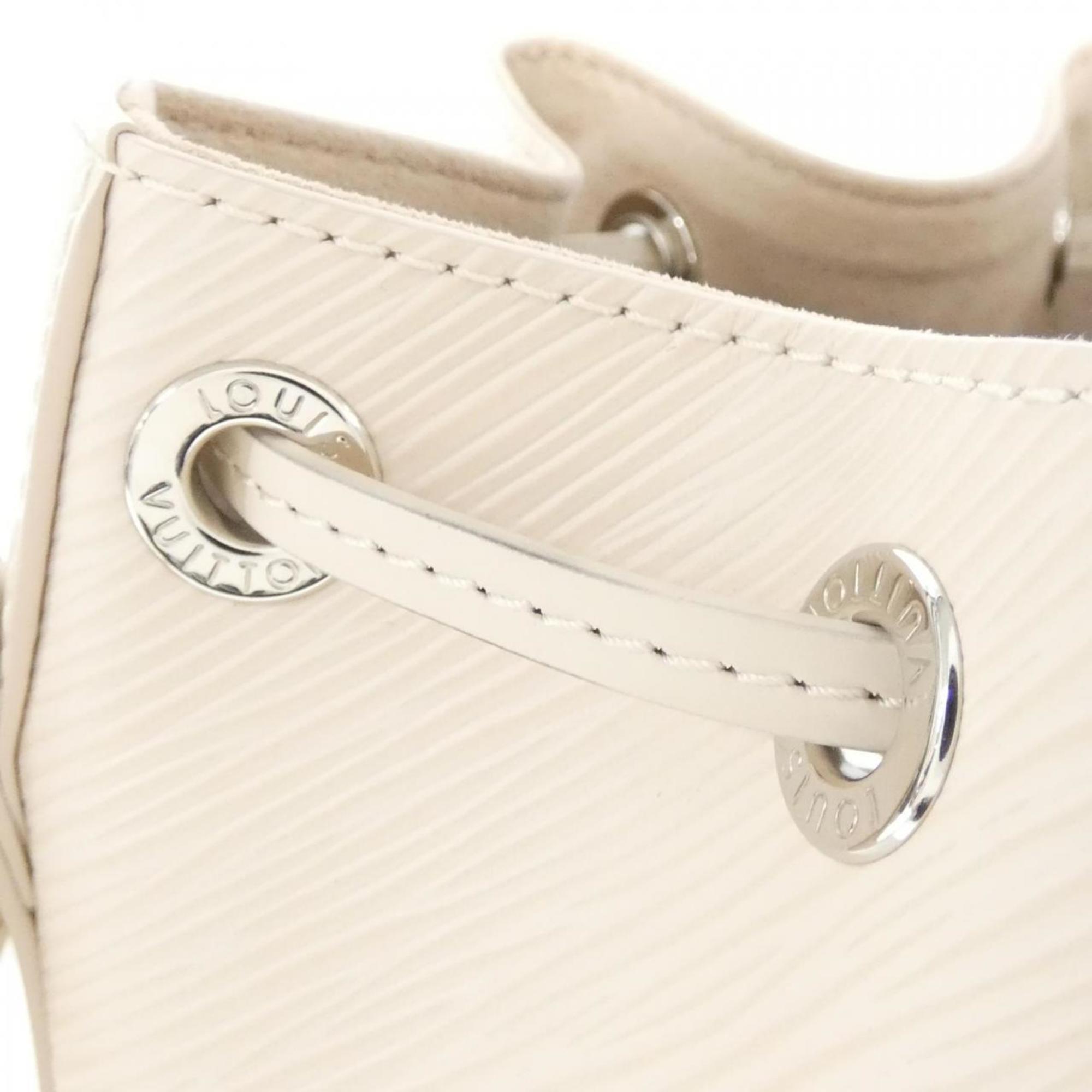 Louis Vuitton White Leather Handbag (Pre-Owned)