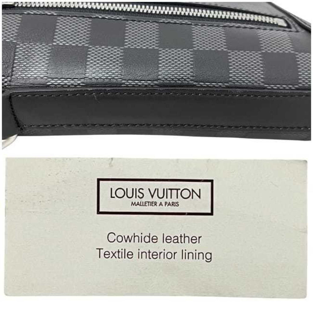 Louis Vuitton Black Damier Infini Leather Shoulder Bag (Pre-Owned)