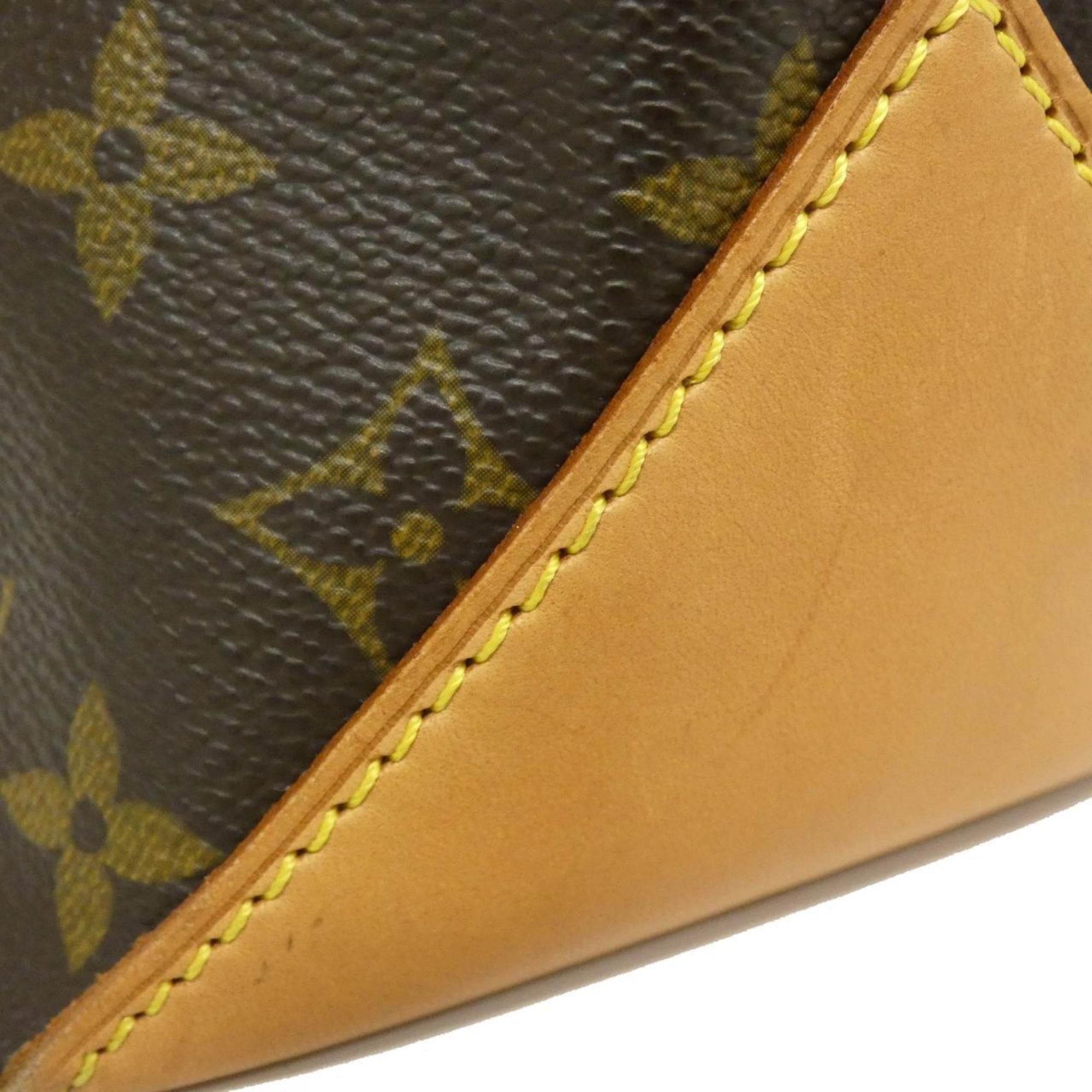 Louis Vuitton Marron Coated Canvas Handbag (Pre-Owned)