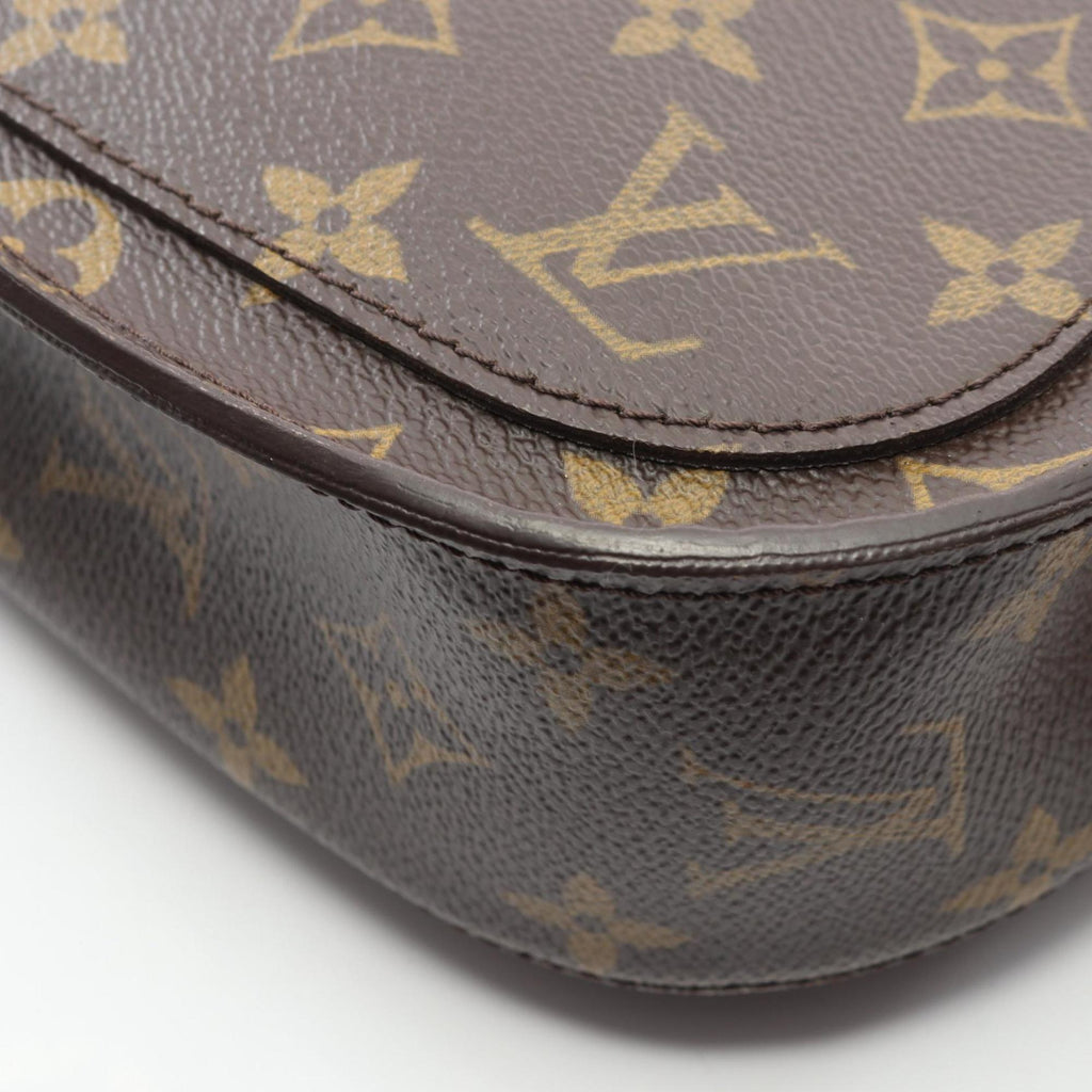 Louis Vuitton Brown Coated Canvas Leather Shoulder Bag (Pre-Owned)